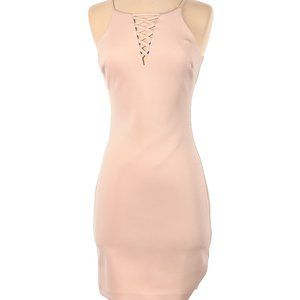 Guess High Neck Blush Mini Dress